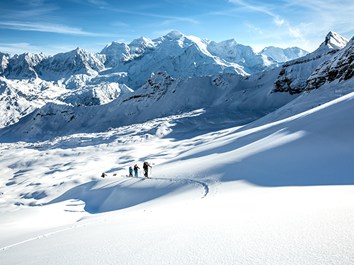 guide moniteur de ski de randonnée, chamonix